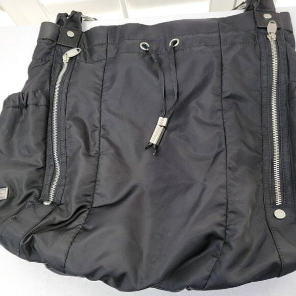 Great Lightweight Kenneth Cole Reaction Drawstring Hobo Bag - Nylon - Picture 4 of 14